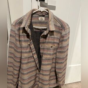 Marine layer men’s wool blend overshirt